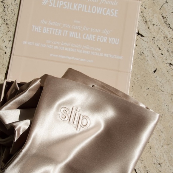 SLIP Pure Silk Pillowcase SET 2 KING Caramel NEW - Picture 8 of 8